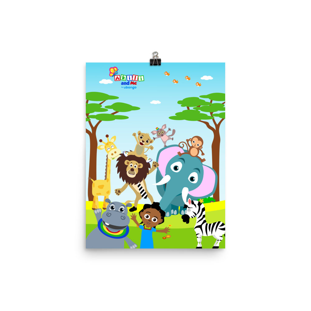 Animal Safari Poster