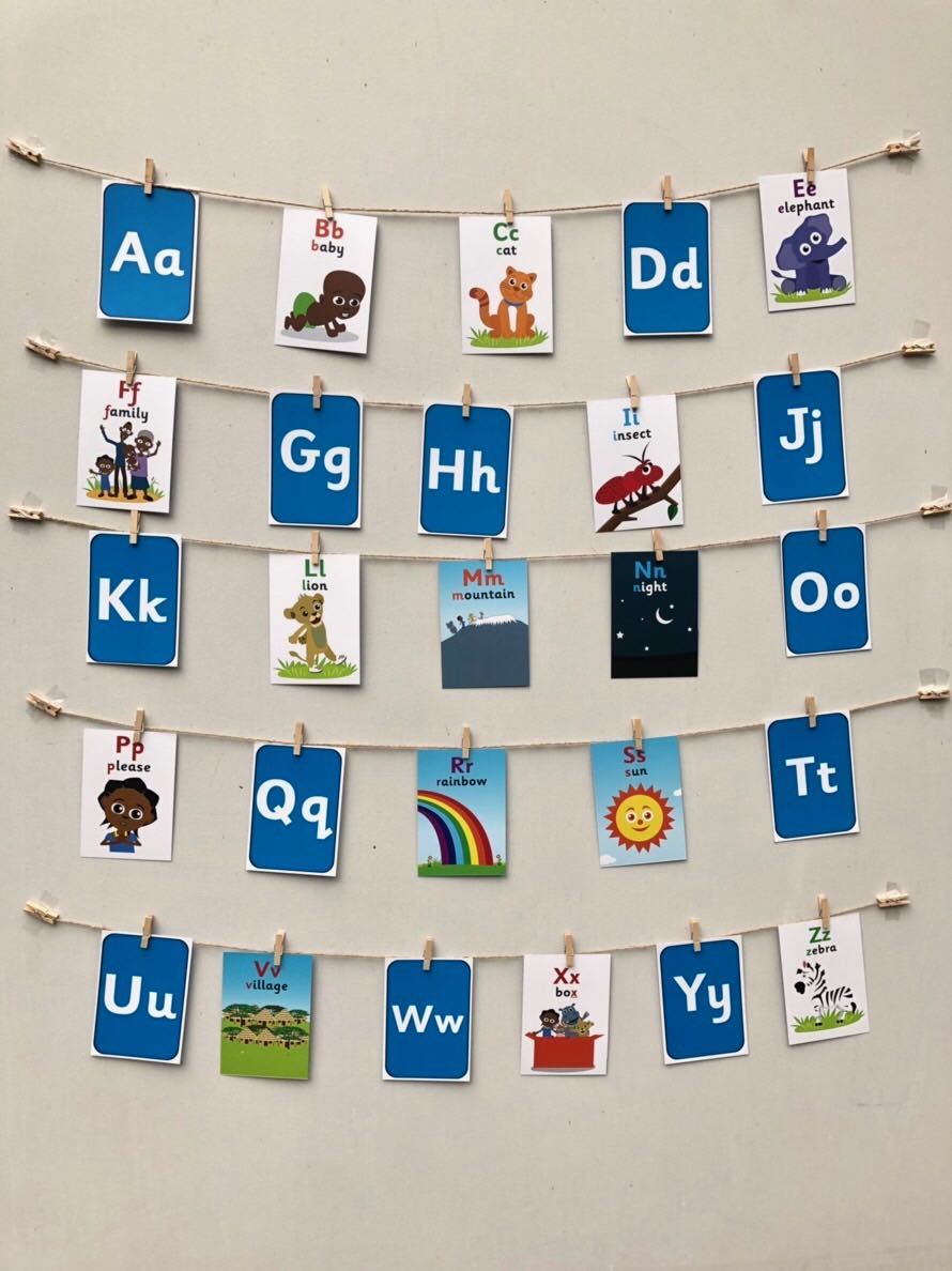 Akili's Alphabet Flash Cards (English)