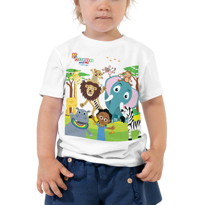 Animal Safari Short Sleeve Toddler Tee