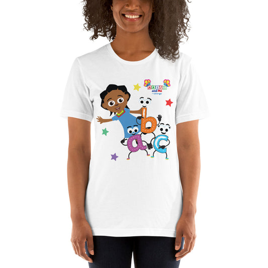 Short-Sleeve Unisex Adults' T-Shirt - Akili abc's