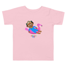 Load image into Gallery viewer, &#39;Akili at the pool&#39; Toddler Short Sleeve Tee