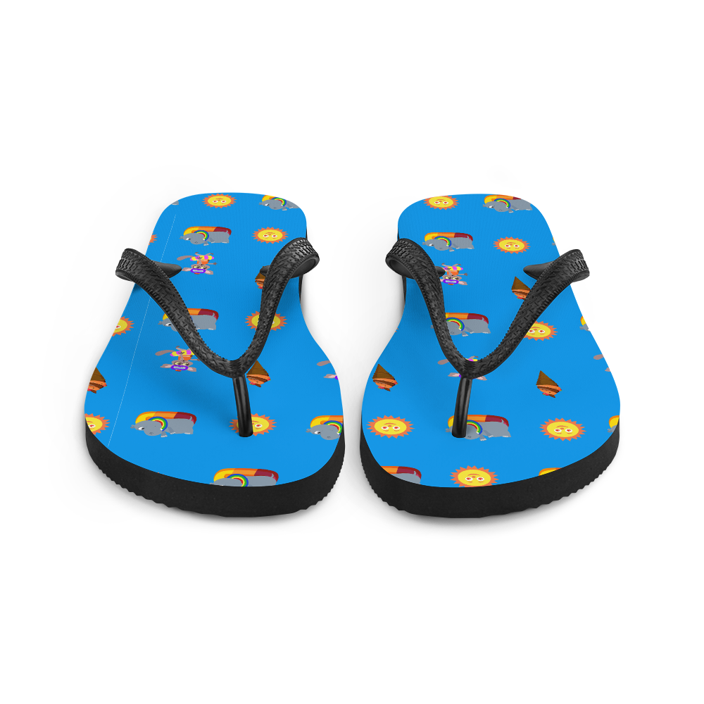 Happy hippo Flip-Flops