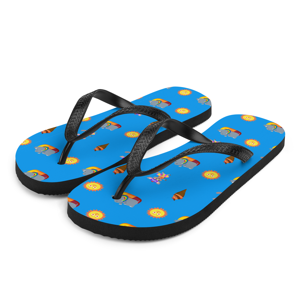 Happy hippo Flip-Flops