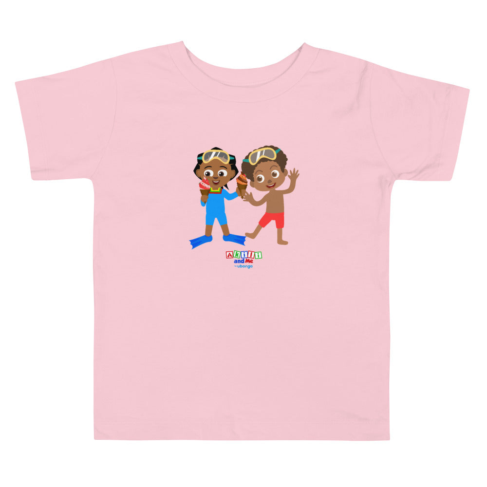 'Akili and Huruma' Toddler Short Sleeve Tee