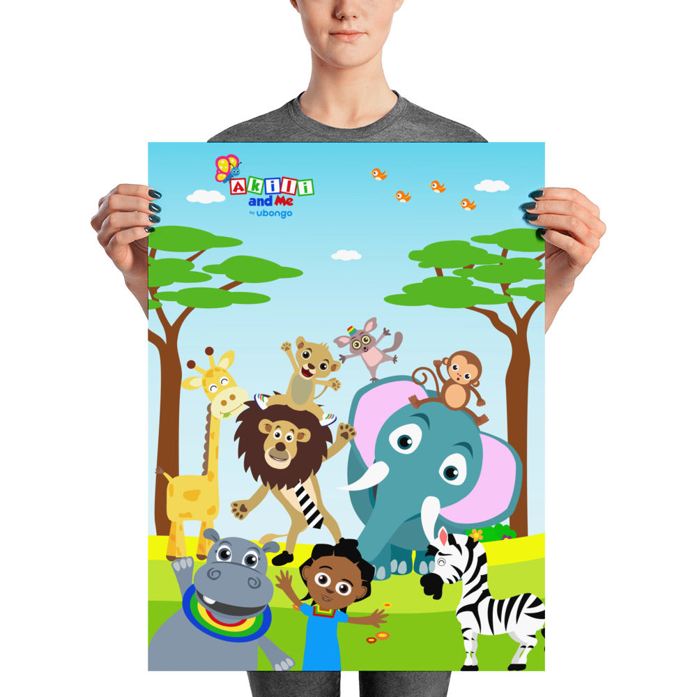 Animal Safari Poster