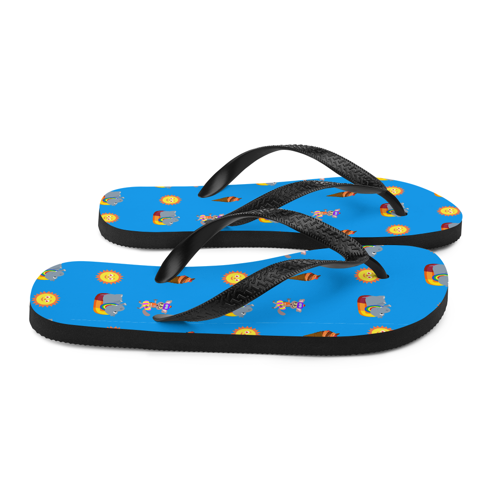 Happy hippo Flip-Flops