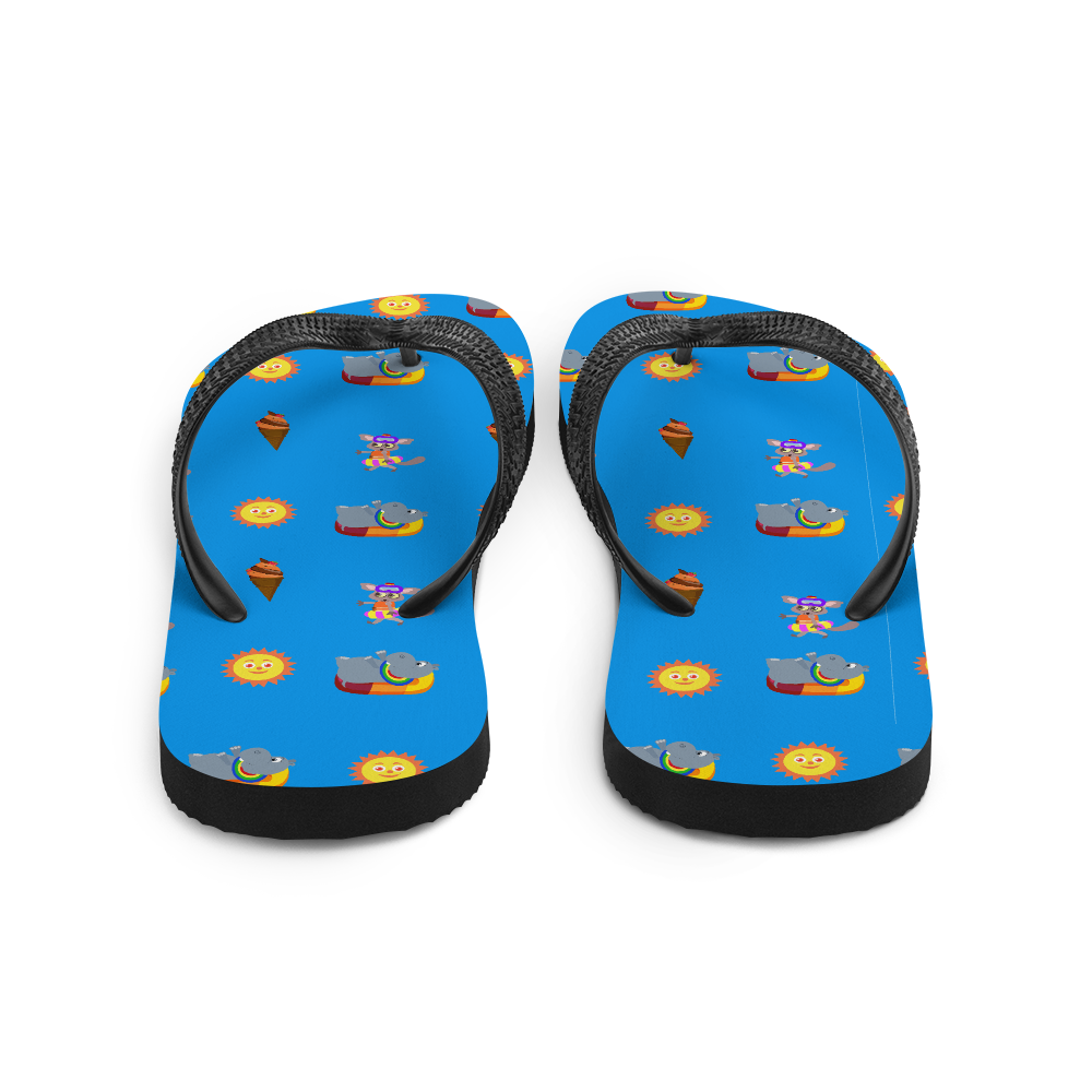 Happy hippo Flip-Flops